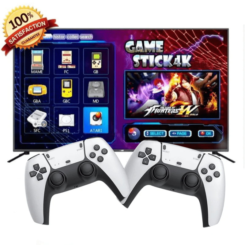 Game Stick 4K (+20 MIL JOGOS) + Game Portátil de BRINDE