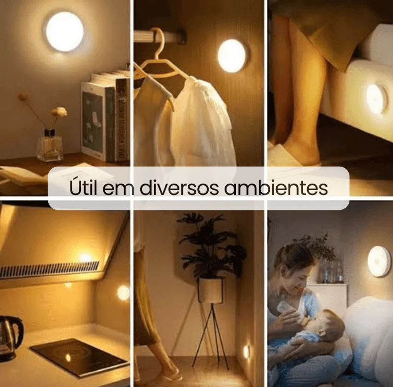 Oferta WhatsApp Kit Luminárias com sensor de presença - FRETE GRÁTIS - AMERYK