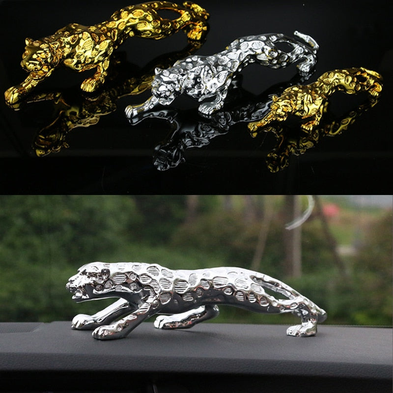 Escultura de Leopardo em Resina para Decoração - AMERYK