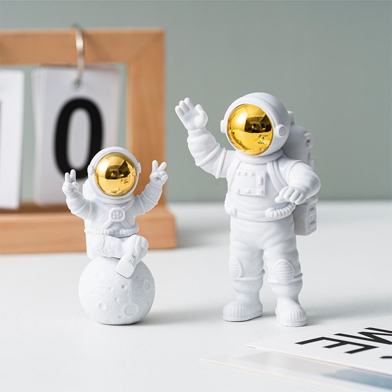 3-4 Pcs Decoração de Astronauta e Lua para Sala e Quarto - AMERYK