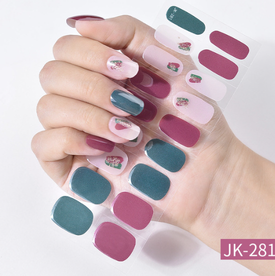 Gel Nail- Kit 20 unhas em gel adesivos + Secador UV de Brinde - AMERYK